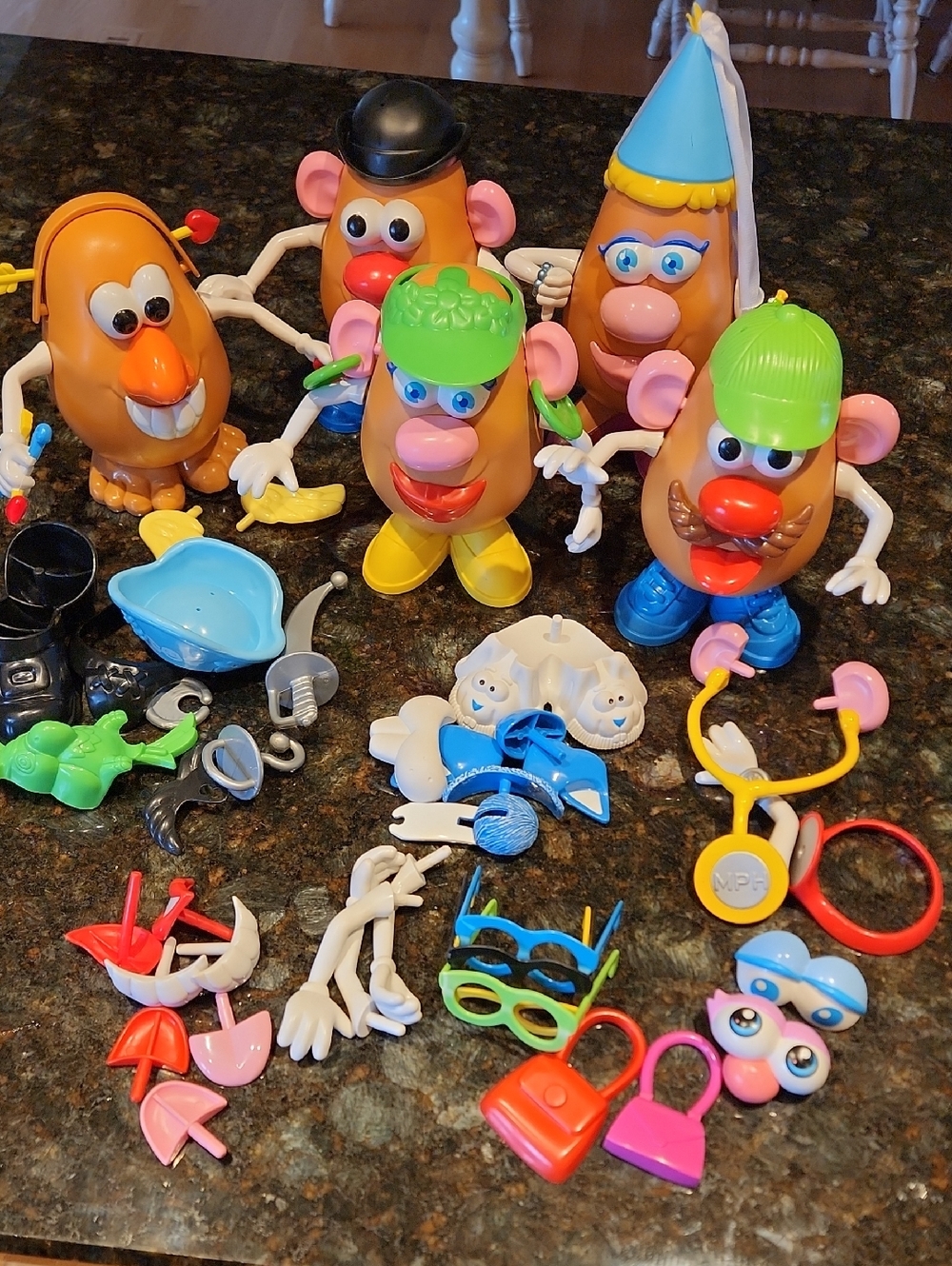 Mr. Potato And Mrs. Potato Head Lot Vintage